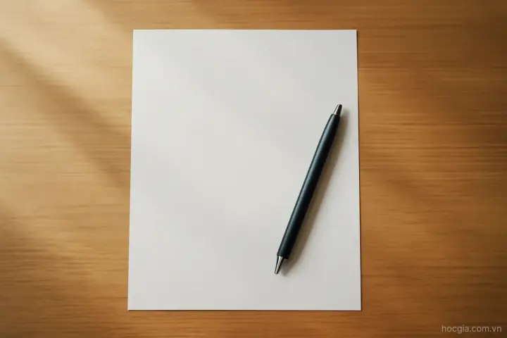 Bắt đầu viết: quyết định thông điệp chính trước, viết sau